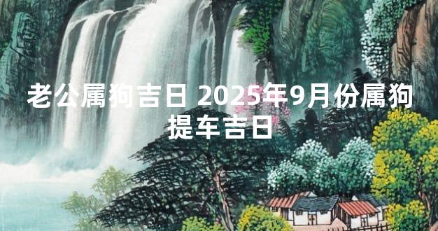 老公属狗吉日 2025年9月份属狗提车吉日